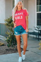 Load image into Gallery viewer, HAPPY GIRLS Short Sleeve Tee Shirt
