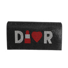 Load image into Gallery viewer, Designer Lipstick Heart Flap Clutch

