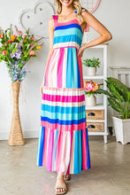 Load image into Gallery viewer, Striped Sleeveless Maxi Dress
