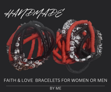 Cargar imagen en el visor de la galería, FAITH &amp; LOVE  BRACELETS FOR WOMEN OR MEN
