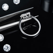 Load image into Gallery viewer, Moissanite 925 Sterling Silver Heart Ring
