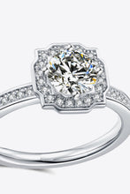 Load image into Gallery viewer, 1 Carat Moissanite Platinum-Plated Ring
