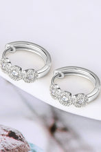 Cargar imagen en el visor de la galería, Moissanite 925 Sterling Silver Huggie Earrings
