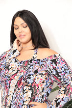Load image into Gallery viewer, Sew In Love  Full Size High Neck Off Shoulder Criss Cross Top
