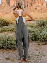 Load image into Gallery viewer, Double Take Full Size Sleeveless V-Neck Pocketed Jumpsuit
