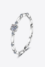 Cargar imagen en el visor de la galería, Moissanite 925 Sterling Silver Rhodium-Plated Ring
