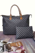 Load image into Gallery viewer, Checkered Two-Piece Bag Set
