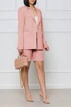 Cargar imagen en el visor de la galería, Long Sleeve Blazer and Shorts Set
