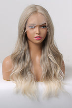 Load image into Gallery viewer, 13*2&quot; Lace Front Wigs Synthetic Long Wave 24&quot; 150% Density in Medium Blonde Highlights
