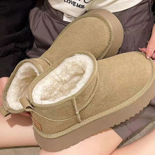 Load image into Gallery viewer, Fleece Lined Chunky Platform Mini Boots
