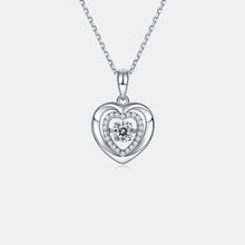 Cargar imagen en el visor de la galería, Moissanite 925 Sterling Silver Heart Necklace
