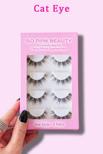 Cargar imagen en el visor de la galería, SO PINK BEAUTY Faux Mink Eyelashes 5 Pairs
