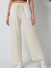 Load image into Gallery viewer, Smocked Waist Drawstring Pocketed Pants
