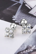 Cargar imagen en el visor de la galería, Moissanite 925 Sterling Silver Four-Leaf Clover Shape Earrings
