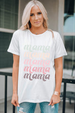 Cargar imagen en el visor de la galería, MAMA Graphic Contrast Tee Shirt
