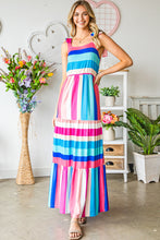 Load image into Gallery viewer, Striped Sleeveless Maxi Dress
