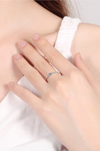 Cargar imagen en el visor de la galería, Moissanite 925 Sterling Silver Rhodium-Plated Ring
