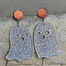 Load image into Gallery viewer, Ghost Shape Acrylic Dangle Earrings
