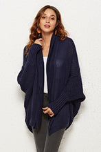 Load image into Gallery viewer, Open Front Dolman Sleeve Longline Cardigan
