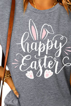 Load image into Gallery viewer, HAPPY EASTER Graphic Round Neck Tee
