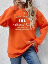 Cargar imagen en el visor de la galería, Graphic Round Neck Dropped Shoulder Sweatshirt
