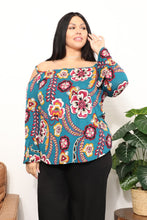 Load image into Gallery viewer, Sew In Love Full Size Floral Cold Shoulder Blouse
