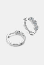 Cargar imagen en el visor de la galería, Moissanite 925 Sterling Silver Huggie Earrings
