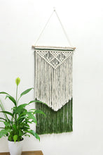 Load image into Gallery viewer, Contrast Fringe Handmade Macrame Wall Hanging
