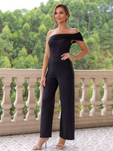 Load image into Gallery viewer, Ruched One Shoulder Jumpsuit
