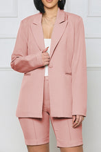 Cargar imagen en el visor de la galería, Long Sleeve Blazer and Shorts Set
