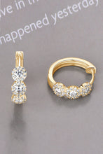 Cargar imagen en el visor de la galería, Moissanite 925 Sterling Silver Huggie Earrings

