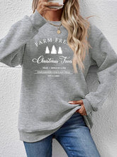 Cargar imagen en el visor de la galería, Graphic Round Neck Dropped Shoulder Sweatshirt
