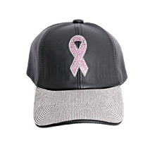 Cargar imagen en el visor de la galería, Rhinestone Cancer Ribbon Hat
