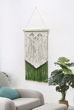 Load image into Gallery viewer, Contrast Fringe Handmade Macrame Wall Hanging
