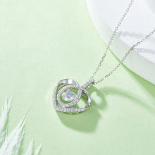 Cargar imagen en el visor de la galería, Moissanite 925 Sterling Silver Heart Shape Necklace
