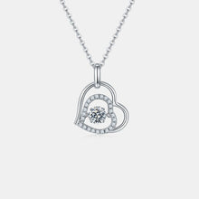 Cargar imagen en el visor de la galería, Moissanite 925 Sterling Silver Heart Necklace
