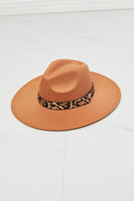 Cargar imagen en el visor de la galería, Fame In The Wild Leopard Detail Fedora Hat
