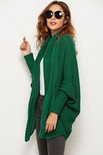 Load image into Gallery viewer, Open Front Dolman Sleeve Longline Cardigan
