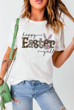 Load image into Gallery viewer, HAPPY EASTER Y&#39;ALL Graphic Round Neck Tee
