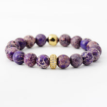 Cargar imagen en el visor de la galería, Natural Stone Beaded Bracelet

