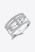 Load image into Gallery viewer, Adored Moissanite Cutout Wide Ring
