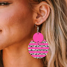 Load image into Gallery viewer, Xylem Leopard Dangle Earrings

