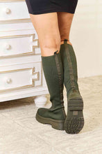 Load image into Gallery viewer, WILD DIVA Footwear Knee High Platform Sock Boots
