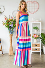 Load image into Gallery viewer, Striped Sleeveless Maxi Dress
