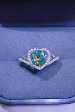 Cargar imagen en el visor de la galería, Adored 1 Carat Moissanite 925 Sterling Silver Heart Ring
