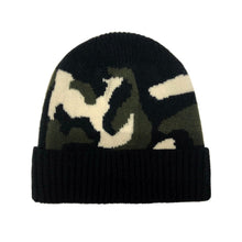 Cargar imagen en el visor de la galería, Beanie Hat Camouflage Print Cuff Hat for Women
