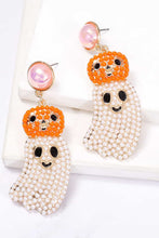 Cargar imagen en el visor de la galería, Halloween Ghost Shape Dangle Earrings
