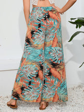 Cargar imagen en el visor de la galería, Printed Split Wide Leg Long Pants
