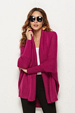 Load image into Gallery viewer, Open Front Dolman Sleeve Longline Cardigan
