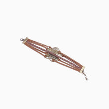 Cargar imagen en el visor de la galería, Alloy PU Leather Rope Bracelet
